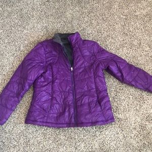 Purple puffy jacket